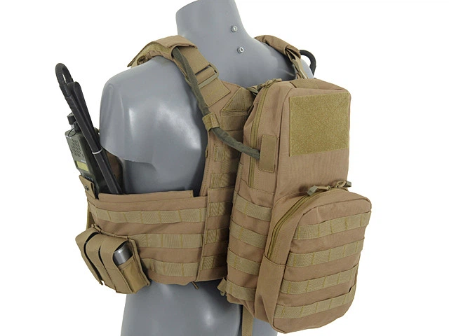 3L тактический рюкзак гидрационный MOLLE - Black [8FIELDS] (для страйкбола) - изображение 8