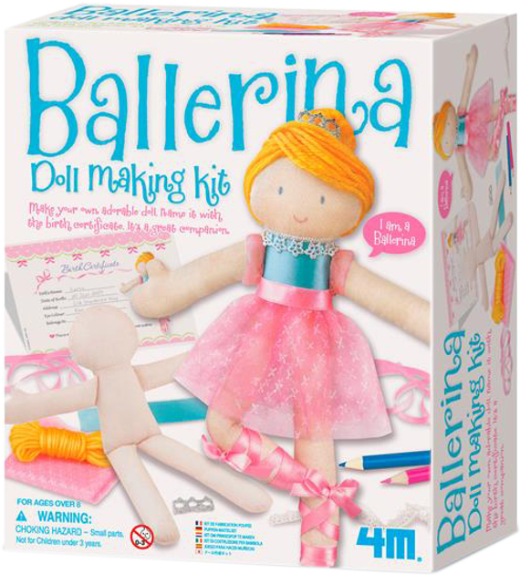 Набір для створення ляльки 4M Балерина (4M02731) - зображення 1