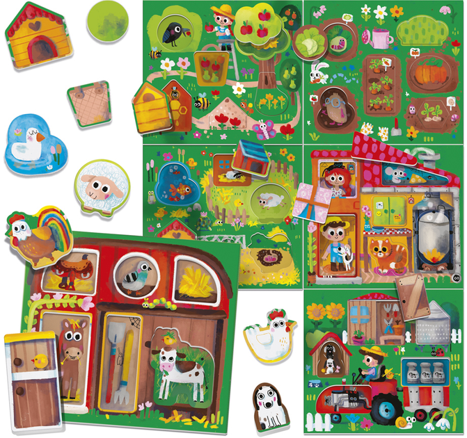 Gra Headu Montessori Życie na farmie (HDUMU23608) - obraz 2