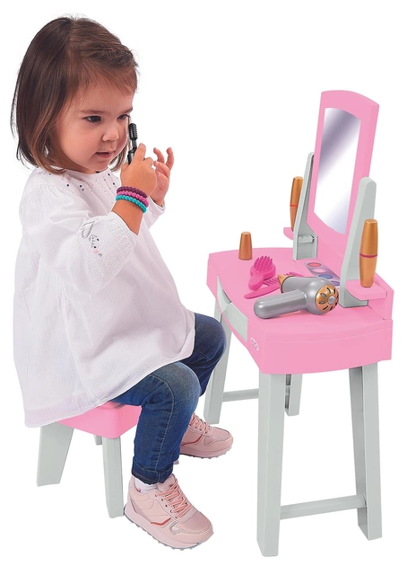 Stolik z lustrem Ecoiffier Beauty 11 akcesoriami (ECF7600001809) - obraz 2