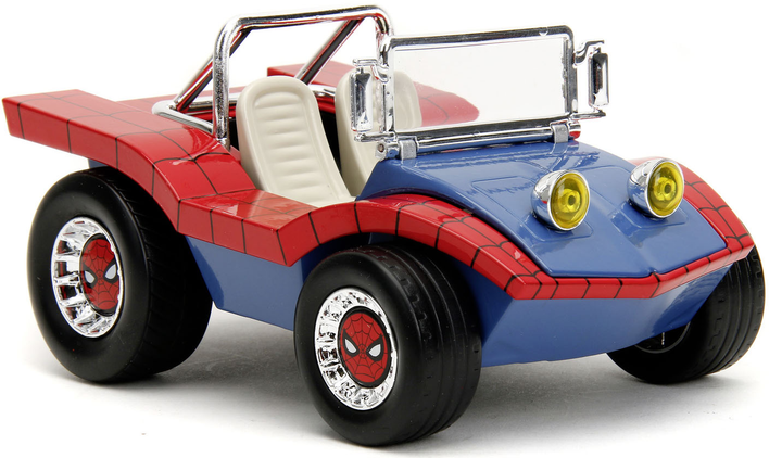 Metalowy samochód Jada Marvel Spider-Man Buggy z figurką Spider-Mana 1:24 (SBA253225030) - obraz 2