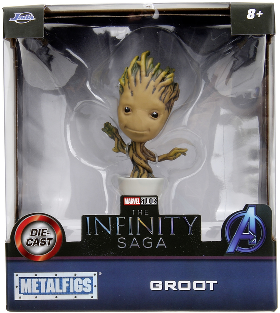 Metalowa figurka Jada Marvel Groot 10 cm (SBA253221015) - obraz 9