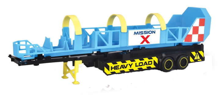 Ciężarówka Dickie Toys "Space Mission" z przyczepą, z efektami dźwiękowymi i świetlnymi 41 cm (SBA203747010) - obraz 3