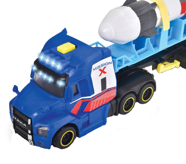 Ciężarówka Dickie Toys "Space Mission" z przyczepą, z efektami dźwiękowymi i świetlnymi 41 cm (SBA203747010) - obraz 5