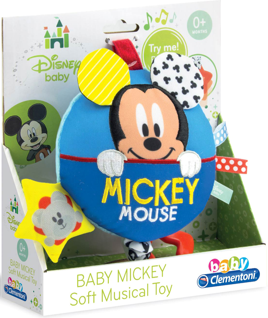 Muzyczna zabawka do łóżeczka Clementoni Mickey z serii Disney Baby (CLM17211) - obraz 4