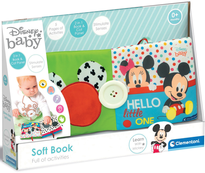 Miękka książka zabawka Clementoni seria Disney Baby (CLM17721) - obraz 5