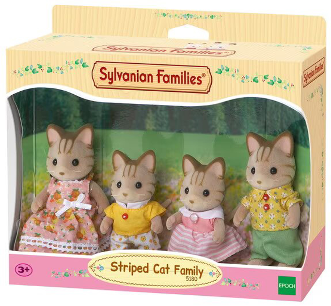 Набір Sylvanian Families "Сім'я Смугастих Котів" (SLV5180) - зображення 1