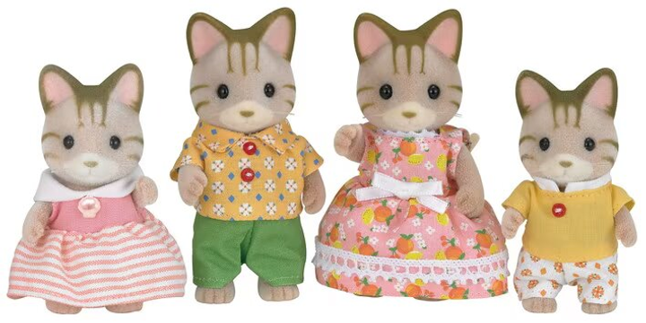 Набір Sylvanian Families "Сім'я Смугастих Котів" (SLV5180) - зображення 2