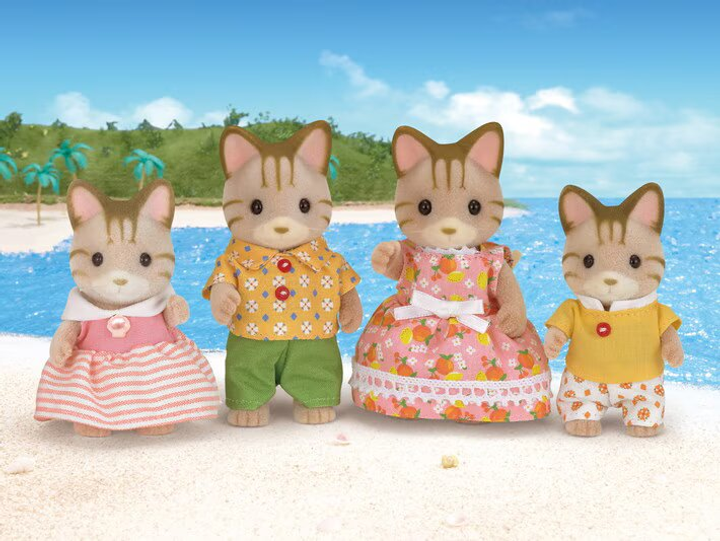 Набір Sylvanian Families "Сім'я Смугастих Котів" (SLV5180) - зображення 3