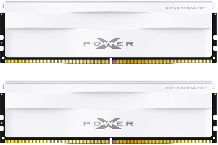 Pamięć Silicon Power DDR5-6000 32768MB PC5-48000 (Kit of 2x16384) XPOWER Zenith Gaming White (SP032GXLWU60AFDG) - obraz 1