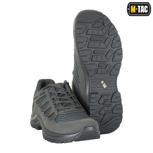 Тактические кроссовки сеточкой M-Tac Iva Grey серые 43 - изображение 2