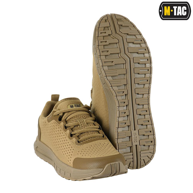 Тактические легкие кроссовки M-Tac Summer Pro Coyote койот 44 - изображение 2