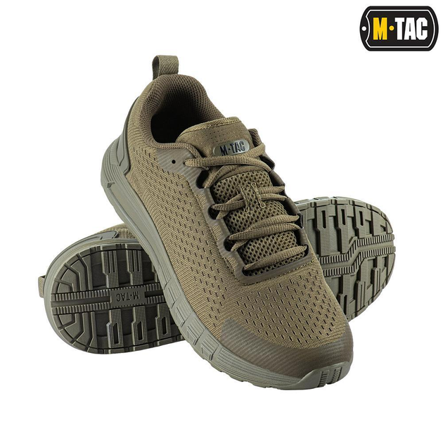 Тактические кроссовки сеточкой M-Tac Summer Pro Dark Olive темная олива 44 - изображение 1