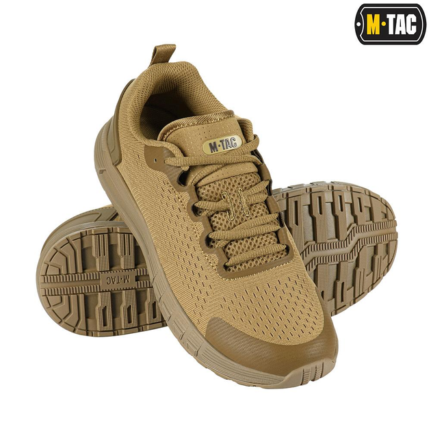 Тактические легкие кроссовки M-Tac Summer Pro Coyote койот 40 - изображение 1