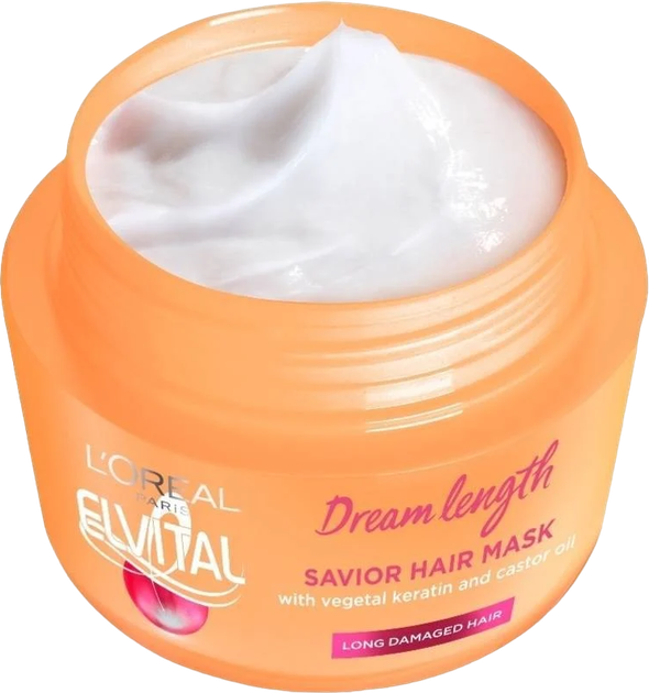 Maska do włosów L'Oreal Paris Elvital Dream Length Savior Hair Mask 300 ml (3600523587384) - obraz 2