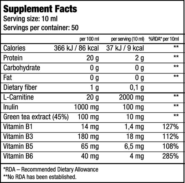 Spalacz tłuszczu Biotech L-Carnitine 100 000 Liquid Cherry 500 ml (5999076204489) - obraz 2