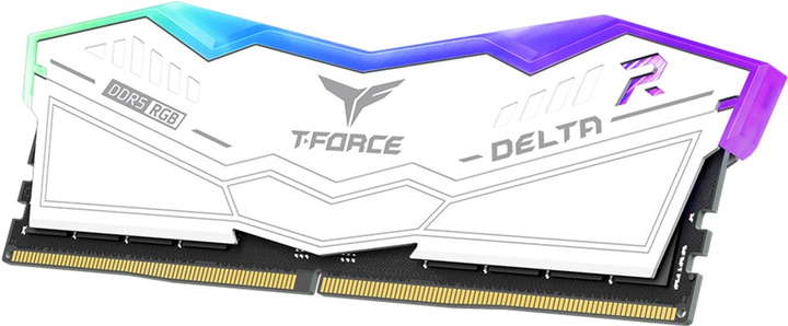 Оперативна пам'ять Team Group DDR5-6000 32768MB PC5-48000 (Kit of 2x16384) T-Force Delta RGB White (FF4D532G6000HC38ADC01) - зображення 3