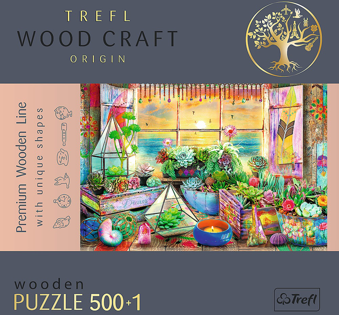 Puzzle drewniane Trefl Domek na Plaży 501 elementów (5900511201666) - obraz 1