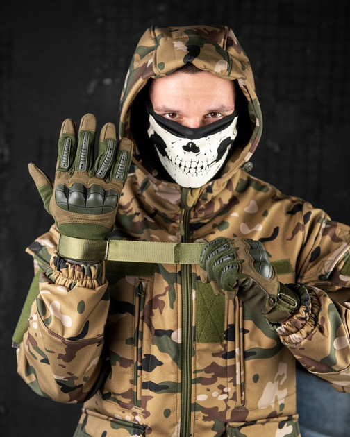 Тактические перчатки штурмовые военные полнопалые ол XXXL - изображение 2
