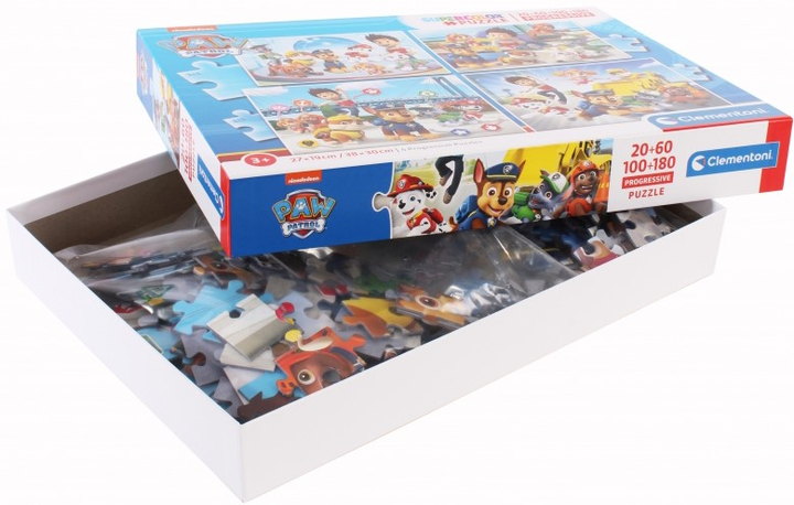 Puzzle Clementoni Paw Patrol 4 w 1 (8005125214129) - obraz 2