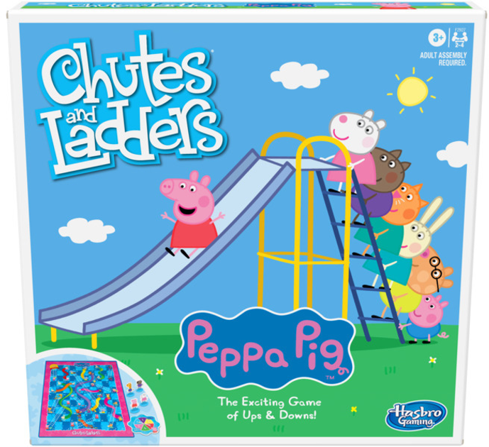 Настільна гра Hasbro Peppa Pig Chutes and Ladders (5010993887866) - зображення 1