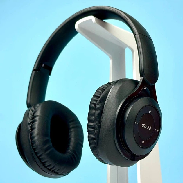 Бездротові навушники Wireless QC-10 Bluetooth 5.3 MP3 плеєр Black - Фото 1 Бездротові навушники Wireless QC-10 Bluetooth 5.3 MP3 плеєр Black - зображення 1