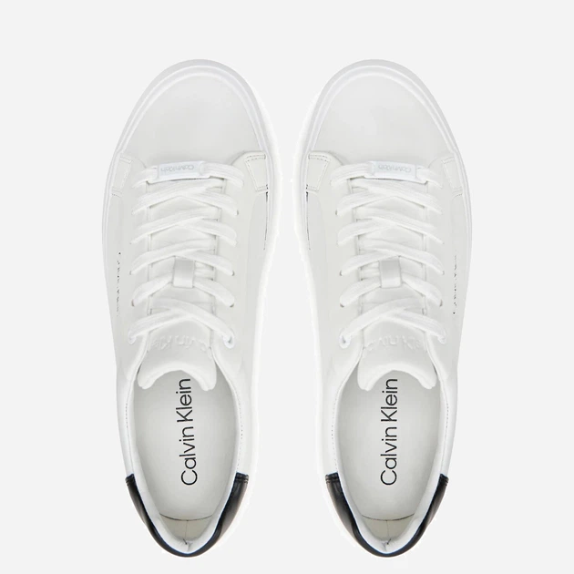 Sneakersy damskie skórzane Calvin Klein ckhw0hw020370li 36 Białe (8720109581133) - obraz 5
