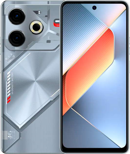 Мобільний телефон Tecno POVA 6 NEO (LI6) 8/256GB Starry Silver ...