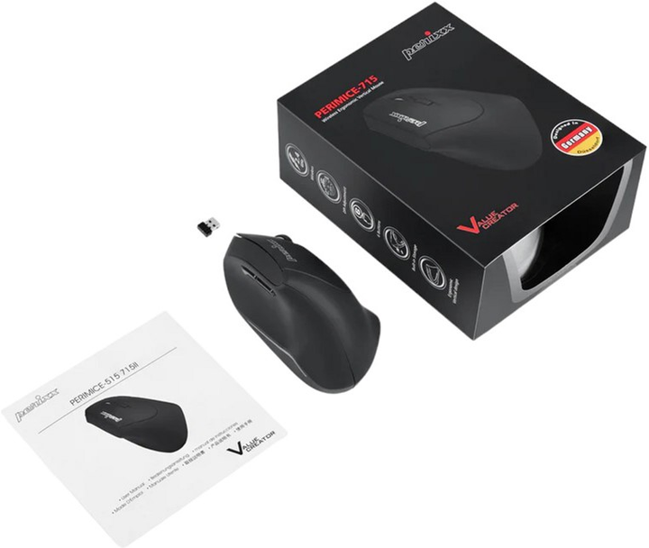 Миша Perixx PERIMICE-715 II Wireless Black (4049571671505) - зображення 4
