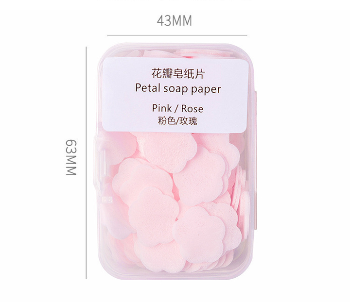 Мыло в виде лепестков бумаги Petal Soap Paper Yellow Лимон в дорожном футляре - Фото 7 Мыло в виде лепестков бумаги Petal Soap Paper Yellow Лимон в дорожном футляре - изображение 7