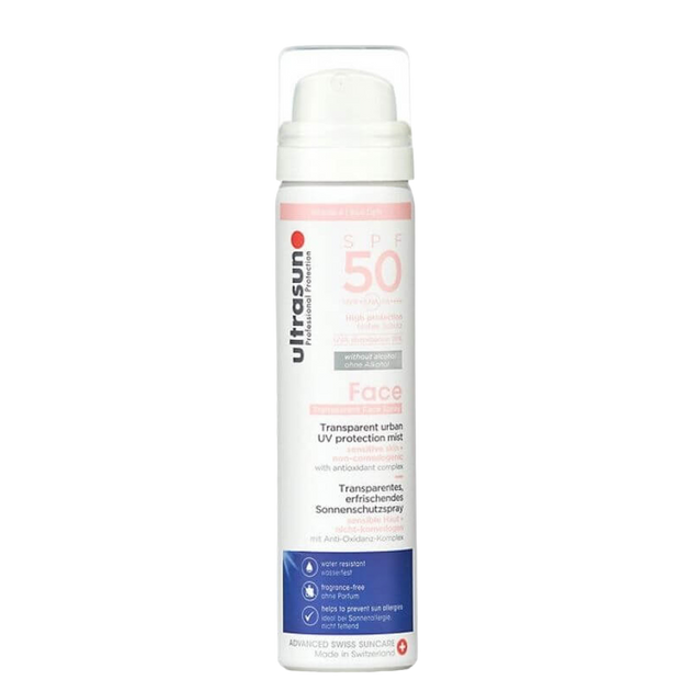 Krem przeciwsłonieczny Ultrasun Face&Scalp UV Protection Mist SPF50 75 ml (0756848207117) - obraz 1