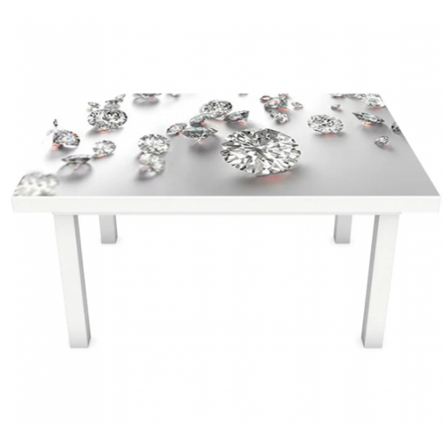 Наклейка на стол самоклеющаяся, самоклейка наклейка для стола IdeaClock Diamonds 65x120 см - изображение 2