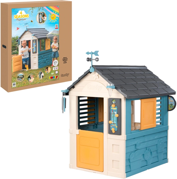 Детский игровой домик Smoby Четыре сезона 110 х 98 х 143 см (810731) - изображение 2