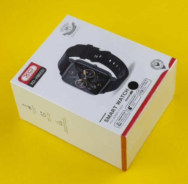 Смарт часы XO H80s Smart Watch серые - изображение 3