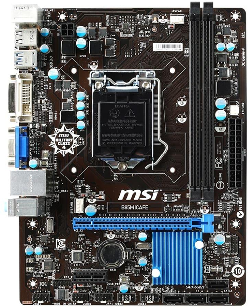 Материнська плата MSI B85M-icafe (B85M-icafe) (Socket 1150
