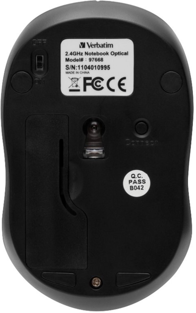 Миша Verbatim Go Nano Wireless Black (23942490425) - зображення 5