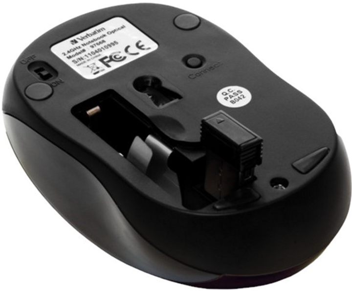 Миша Verbatim Go Nano Wireless Black (23942490425) - зображення 6