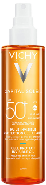 Przeciwsłoneczny olejek Vichy Capital Soleil  SPF50+ 200 ml (3337875892308)  - obraz 1