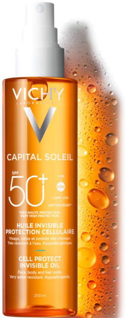 Przeciwsłoneczny olejek Vichy Capital Soleil SPF50+ 200 ml (3337875892308) - obraz 3