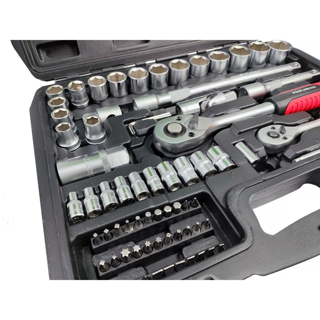 Набор инструментов 1/2" & 1/4" 72 од. PROFLINE 68072Q - изображение 7