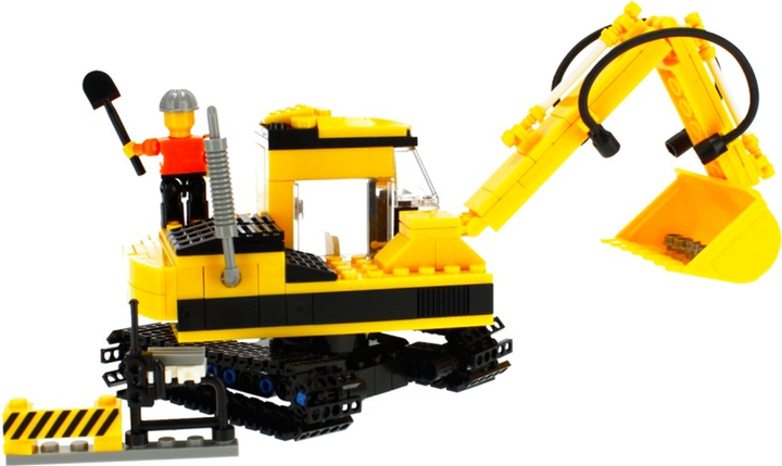 Klocki konstrukcyjne Alleblox Sonstruction Crew Koparka 264 elementy (5908275197416) - obraz 8
