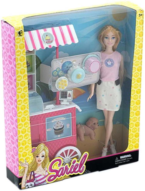 Лялька Sariel Doll з візком із солодощами 29 см (5903246438758) - зображення 1