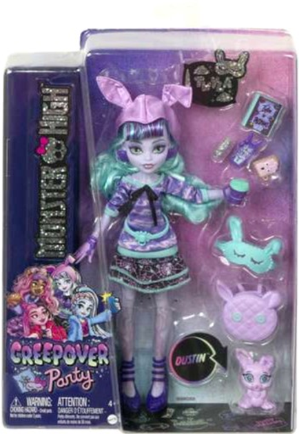 Lalka z akcesoriami Mattel Monster High Piżama Party Twyla 27 cm (0194735117673) - obraz 6