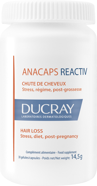 Харчова добавка Ducray Anacaps Reactiv 30 шт (3282770389425) - зображення 1