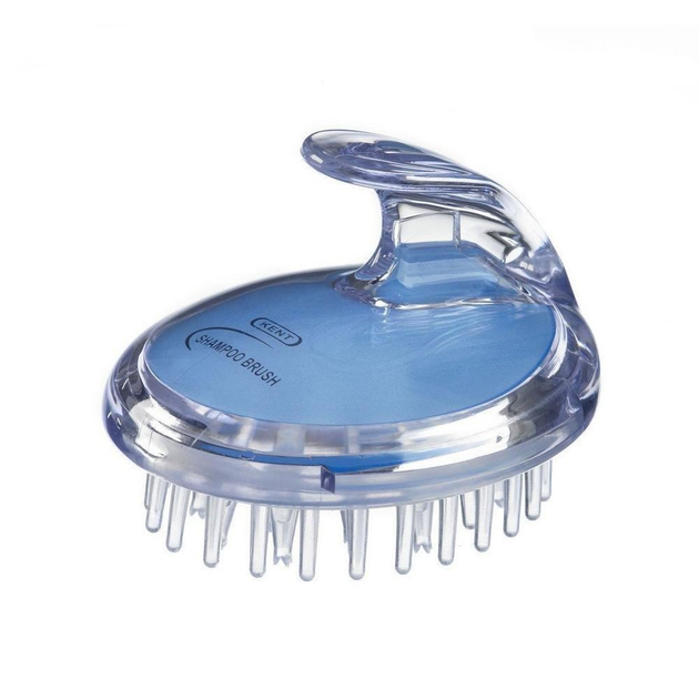 Szczotka do masażu skóry głowy KENT Brushes Shampoo and Scalp Massage Brush in Blue (5011637002058) - obraz 1