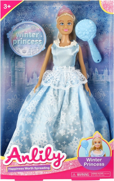 Lalka z akcesoriami Anlily Winter Princess 29 cm (5904335889963) - obraz 1