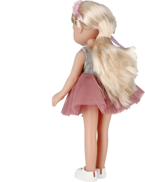 Lalka Mega Creative Little Milly w sukience z kokardą 35 cm (5905523602227) - obraz 4
