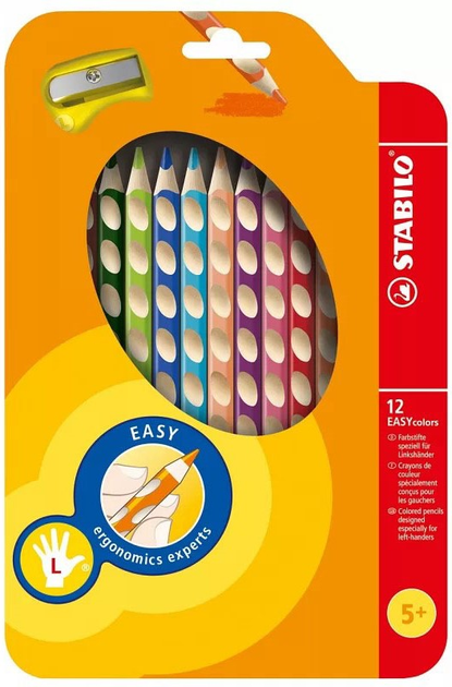 Набір кольорових олівців Stabilo Easycolor Left-handed 12 шт (4006381398695) - зображення 1