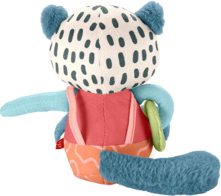 Maskotka Fisher-Price Planet Friends Spotting Fun Snow Leopard 21 cm (0194735101535) - obraz 4
