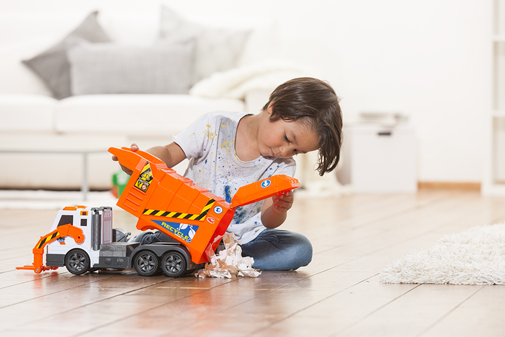 Funkcjonalny samochód Dickie Toys Śmieciarka ze światłem i dźwiękiem 46 cm (SBA203308369) - obraz 4
